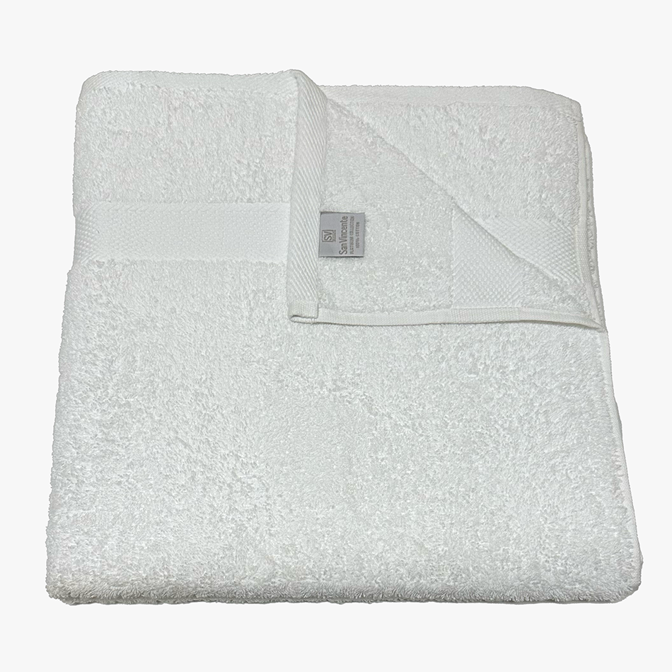 San Vincente PLATINUM Bath Towel with Dobby Border l 27"x54