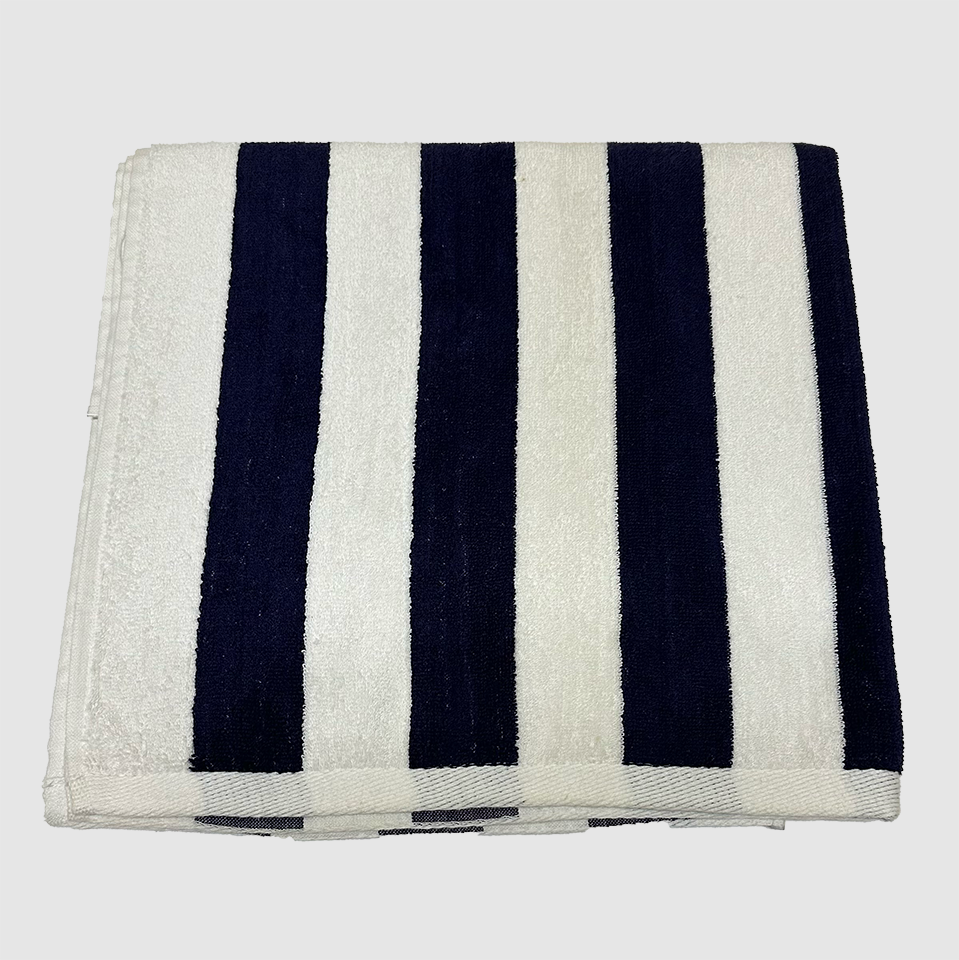 30x70 2" Cabana Stripe Pool Towel (14 lbs)